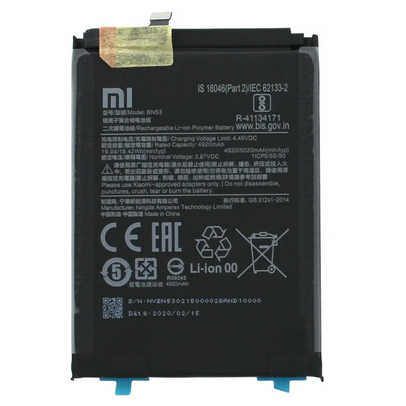 BATTERIE REDMI NOTE 9 PRO / NOTE 10 PRO Redmi Note 10 Pro