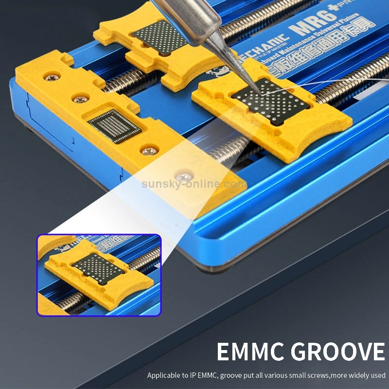 SUPPORT PCB CARTE MERE / IC MECHANIC MR6 PRO A  DOUBLE AXE