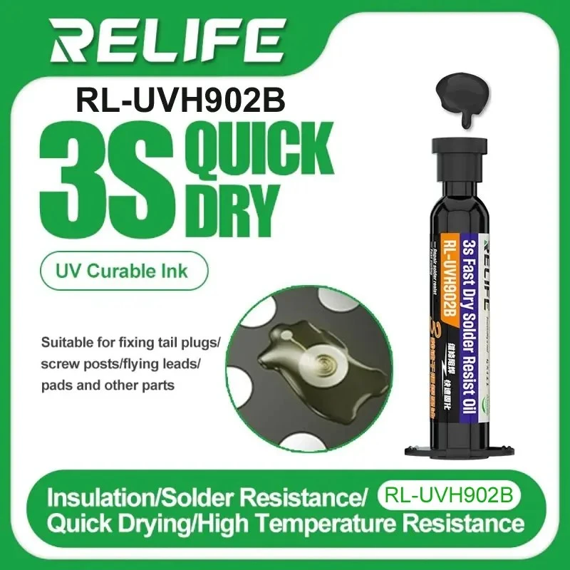 PATE PROTECTION UV RELIFE RL-UVH902BL 3S BLACK