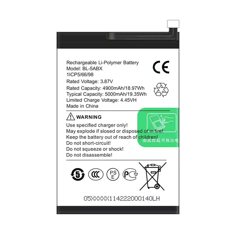 BATTERIE INFINIX (BL-5ABX) smart9/HOT 50 4G/HOT 50I