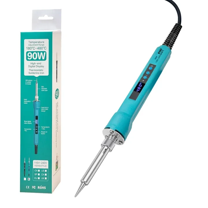 FER A SOUDER PRISE AVEC AFFICHEUR AIDA A-990 180°480° /  90W