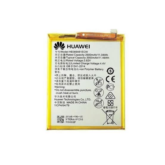 BATTERIE HUAWEI (HB366481ECW) HUAWEI P9 / P9 LITE / P10 LITE / P20 LITE / HONOR 8 / HONOR 8 LITE / HONOR 7C / HONOR 5C / NOVA 2 PLUS / Y7 2018 / GR3 2017 / Y6 2016 Huawei P10 Lite